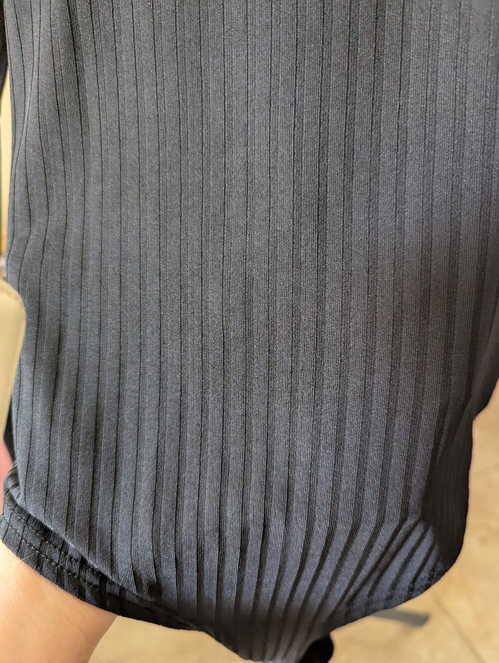 NWT PrettyLittleThing Black Ribbed Bodysuit - Picture 8 of 9